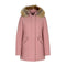 Woolrich Parka medio Parka Donna Artic Racoon con cappuccio Rosa - Francavilla Moda